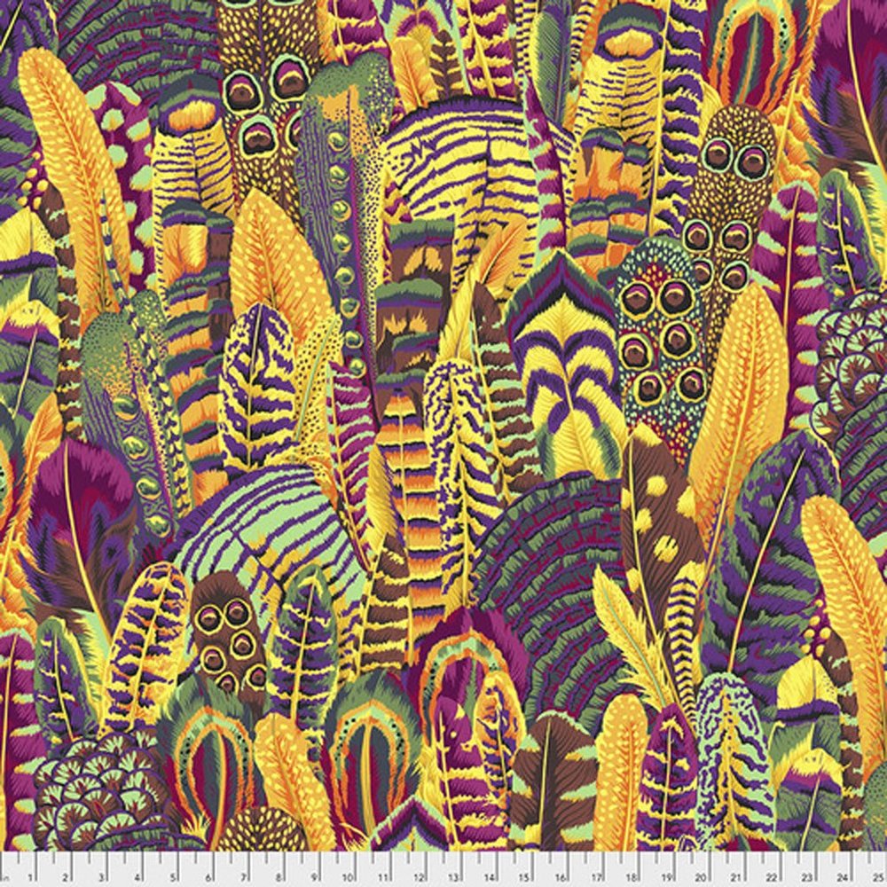 Kaffe Fasset Collective. Feathers by Philip Jacobs for Free Spirit Fabrics. 10FQ - Picture 6 of 14